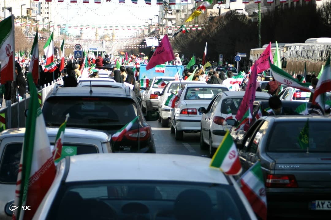 راهپیمایی 22 بهمن  در مشهد 