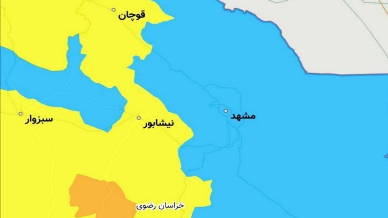 احتمال خطا در رنگ بندی کرونایی مشهد