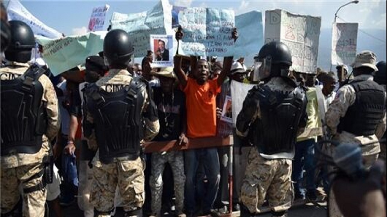 تظاهرات مخالفان رئیس‌‌‌جمهور هائیتی به خشونت کشیده شد