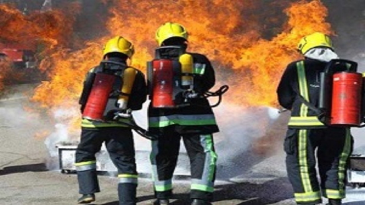 آتش سوزی جایگاه سوخت بازفت
