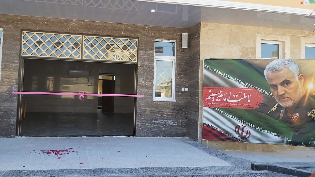 بهره برداری از مدرسه شبانه روزی شهید سلیمانی جزیره قشم
