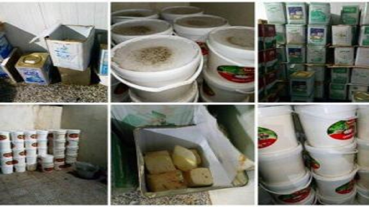 مواد لبنی فاسد به دست مصرف کنندگان نرسید