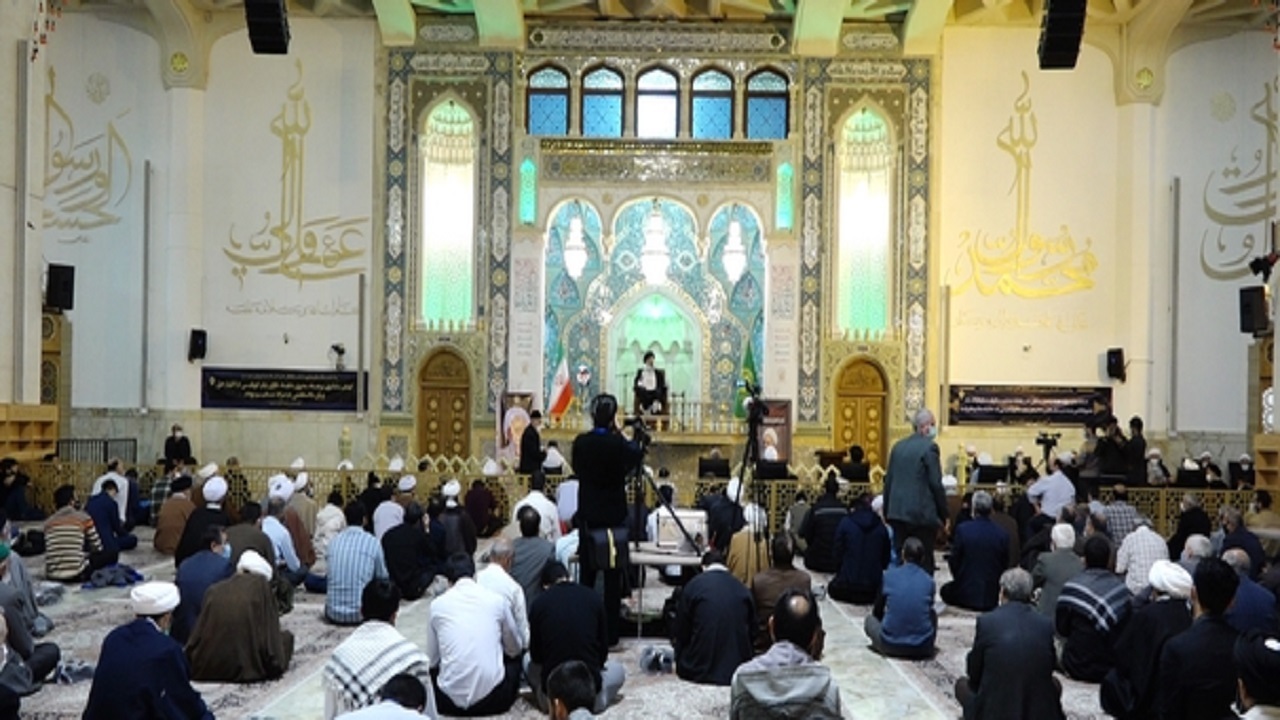 مراسم چهلم آیت الله مصباح یزدی(ره) در حرم حضرت معصومه (س) برگزار شد