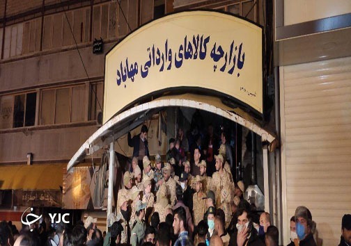 بر بازارچه اصغری مهاباد چه گذشت؟+ تصاویر