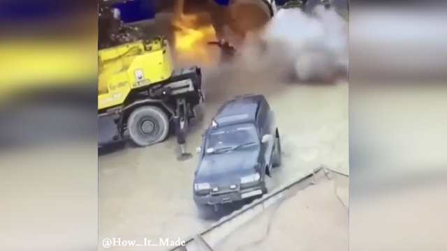 لحظه انفجار وحشتناک تانکر + فیلم