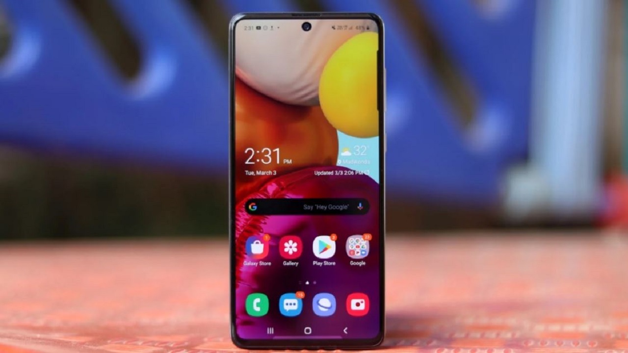 مشخصات کامل گوشی Galaxy A72 4G لو رفت