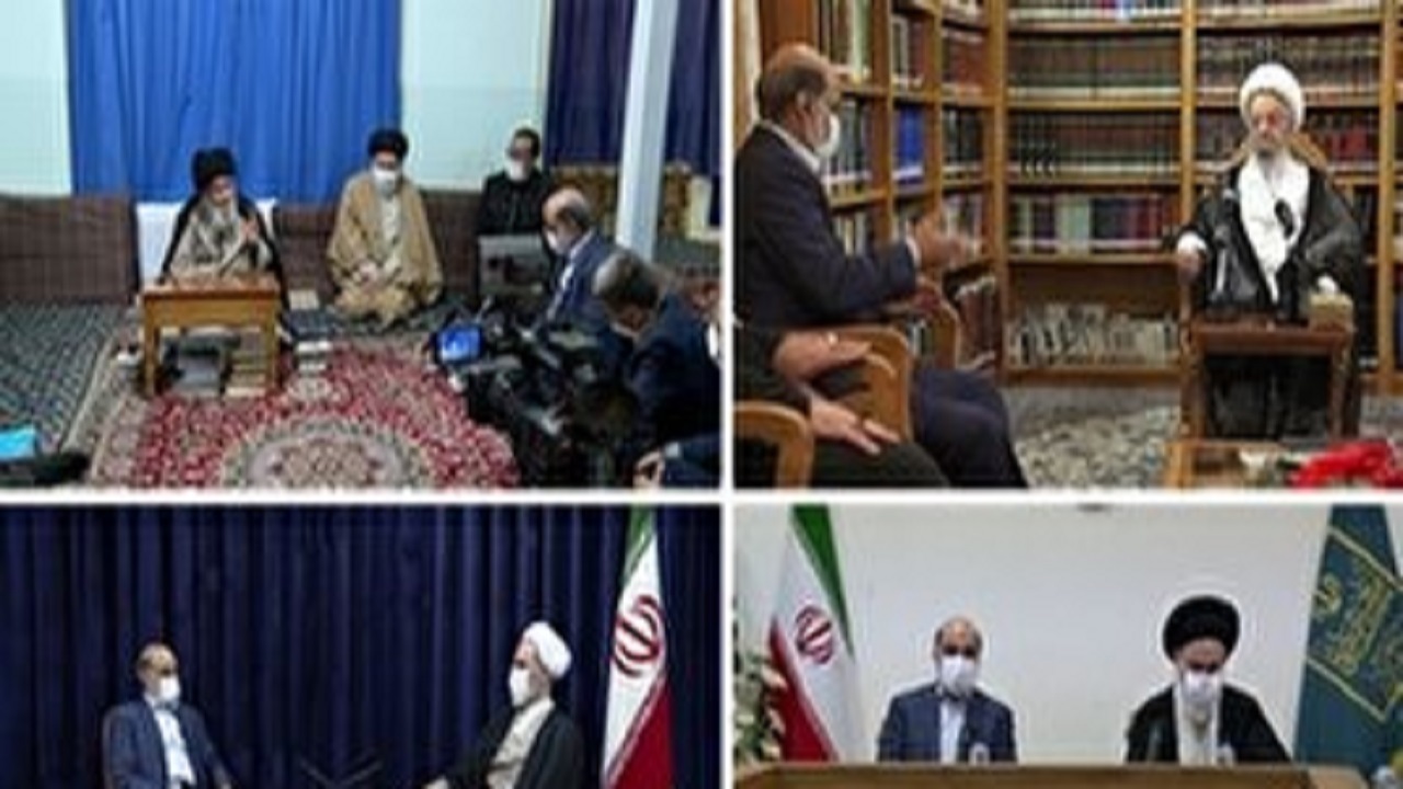 رئیس رسانه ملی با مراجع تقلید و علما دیدار کرد