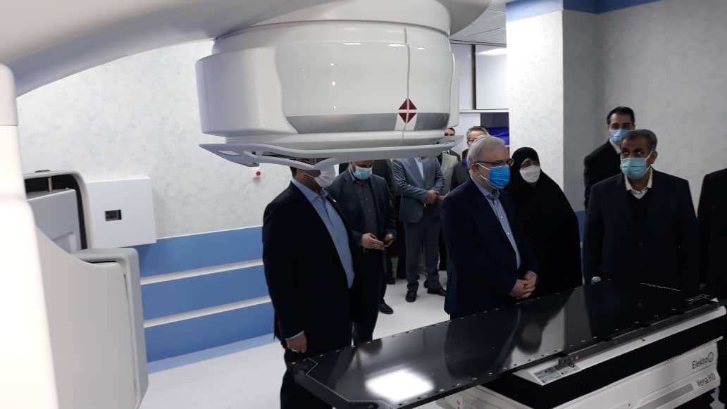 بهره برداری از مرکز رادیو تراپی استان قزوین
