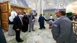 باشگاه خبرنگاران -حضور سفیر هلند در حرم حضرت علی (ع)+ تصاویر
