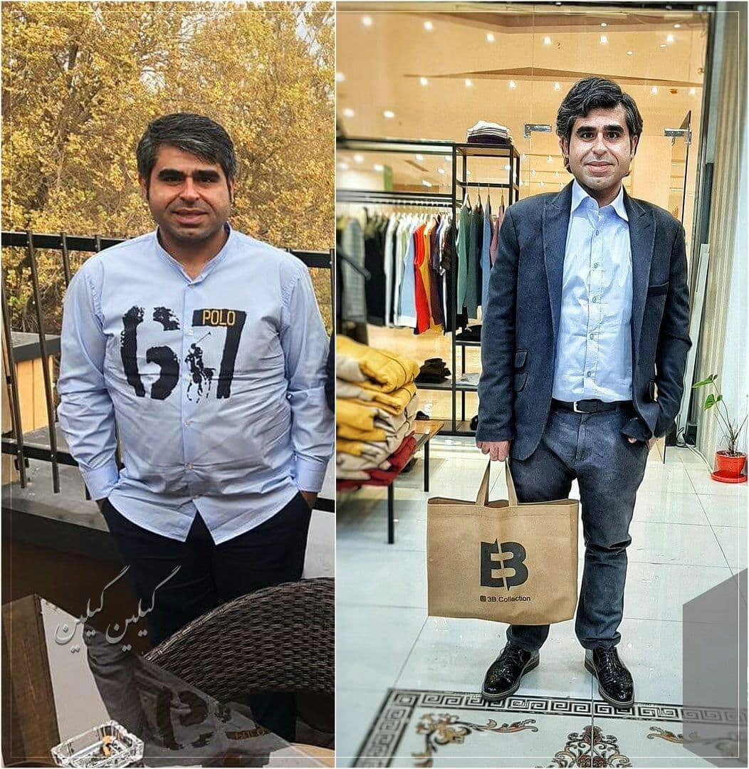تصویری عجب از امیر نوری در فروشگاه لباس