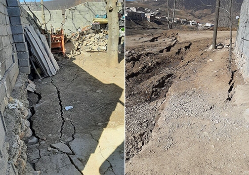 تصاویر جدید از رانش زمین