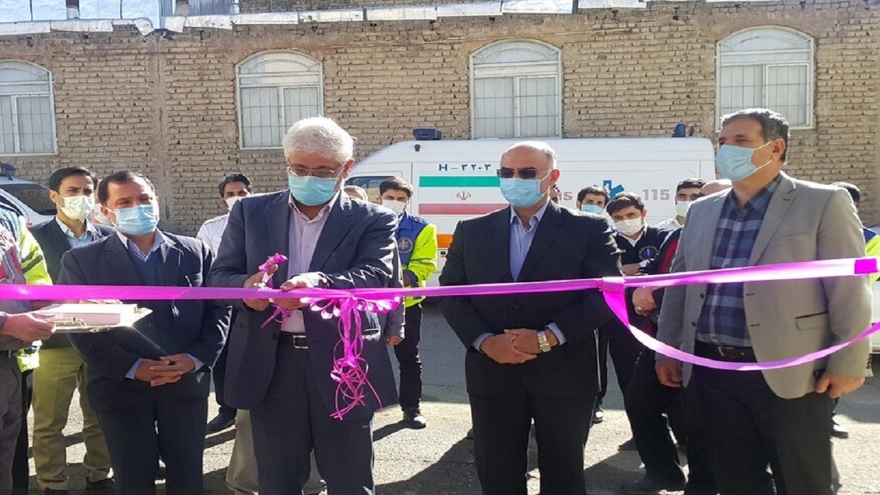 بهره برداری از دهمین پایگاه اورژانس پیش‌بیمارستانی شهرستان ملایر