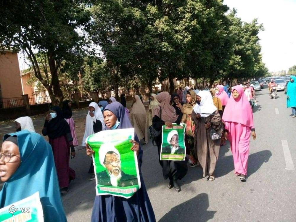 راهپیمایی هواداران شیخ زکزاکی در پایتخت نیجریه+ تصاویر