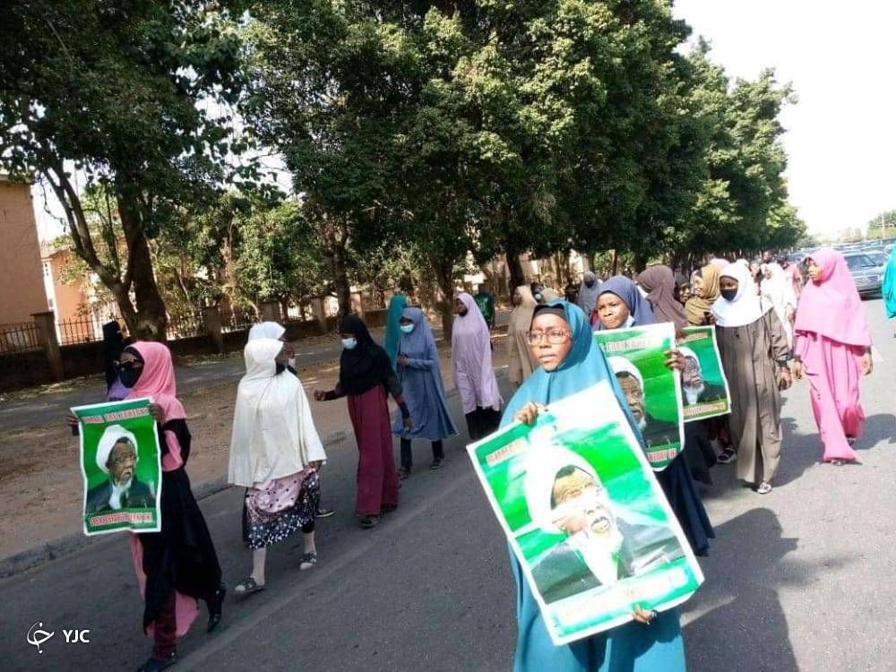 راهپیمایی هواداران شیخ زکزاکی در پایتخت نیجریه+ تصاویر