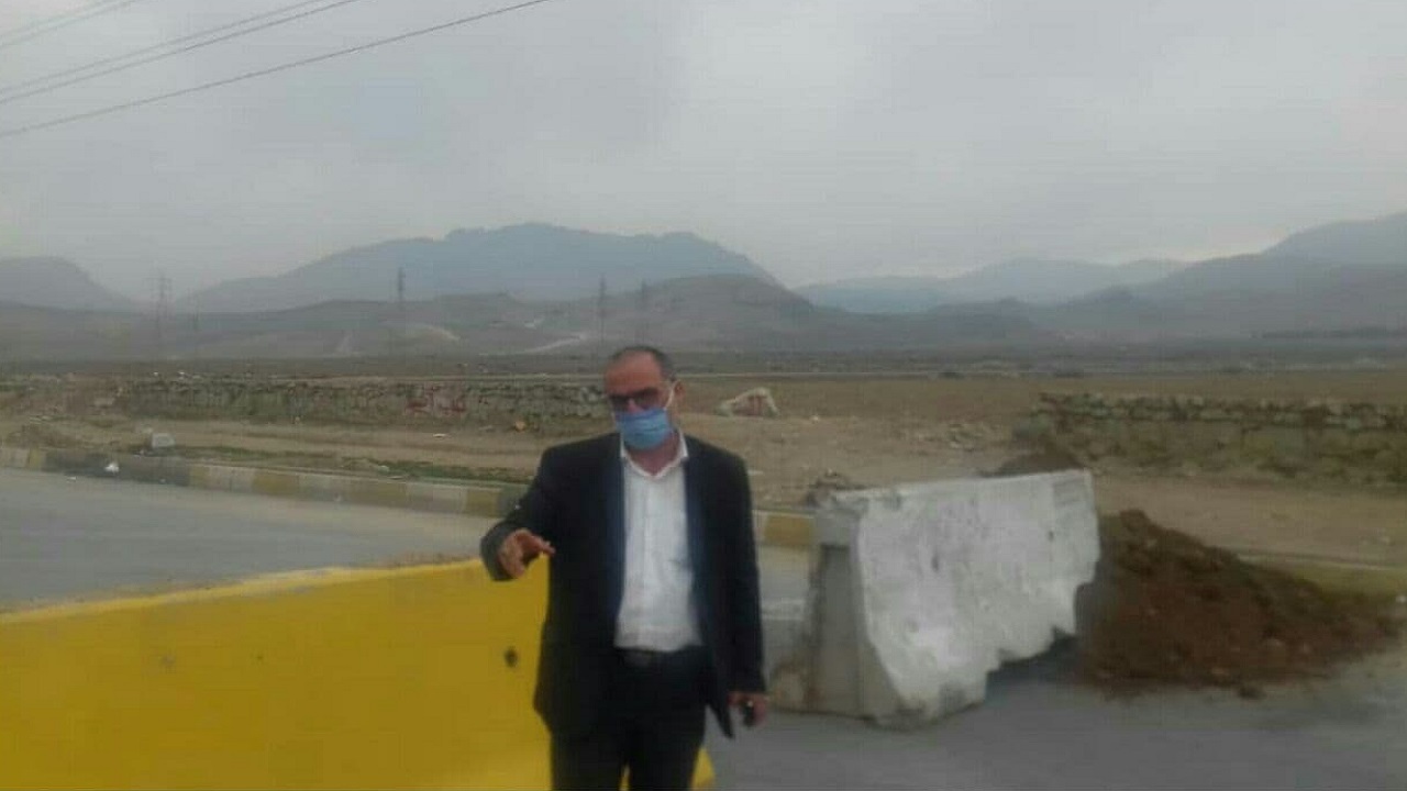 جاده آبیک - نظرآباد مسدود شد