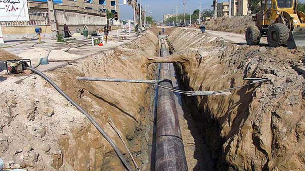 بهره برداری از طرح اجرای خط انتقال فاضلاب روستای چشین تا پایان سال جاری