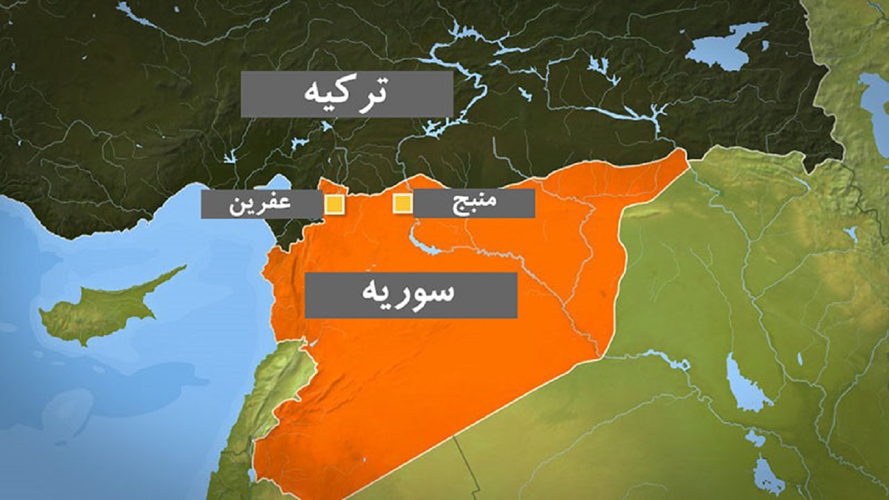 اصابت چند فروند راکت به شهر عفرین سوریه