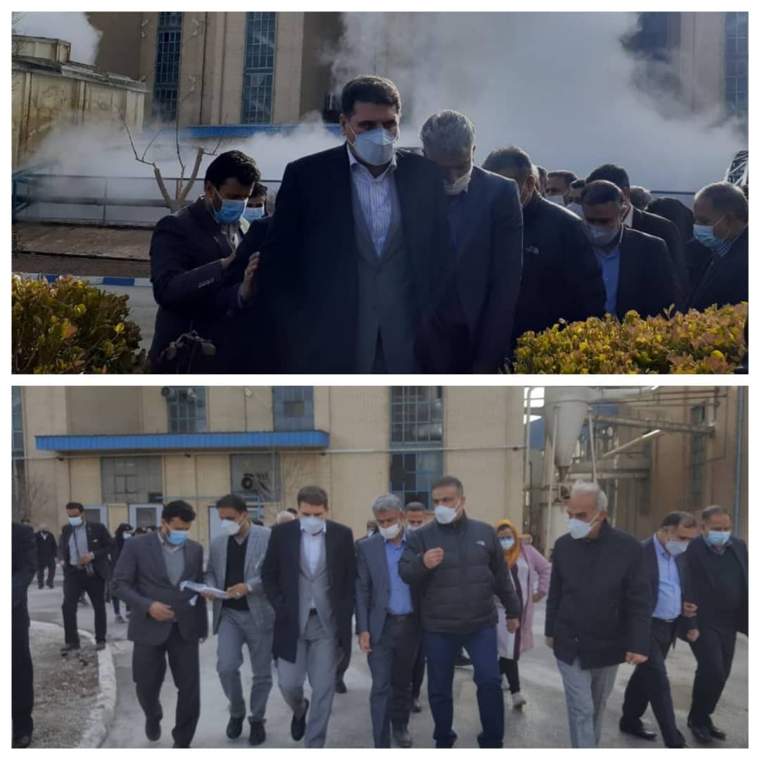  بازدید استاندار کرمان از کارخانه تصفیه شکر 