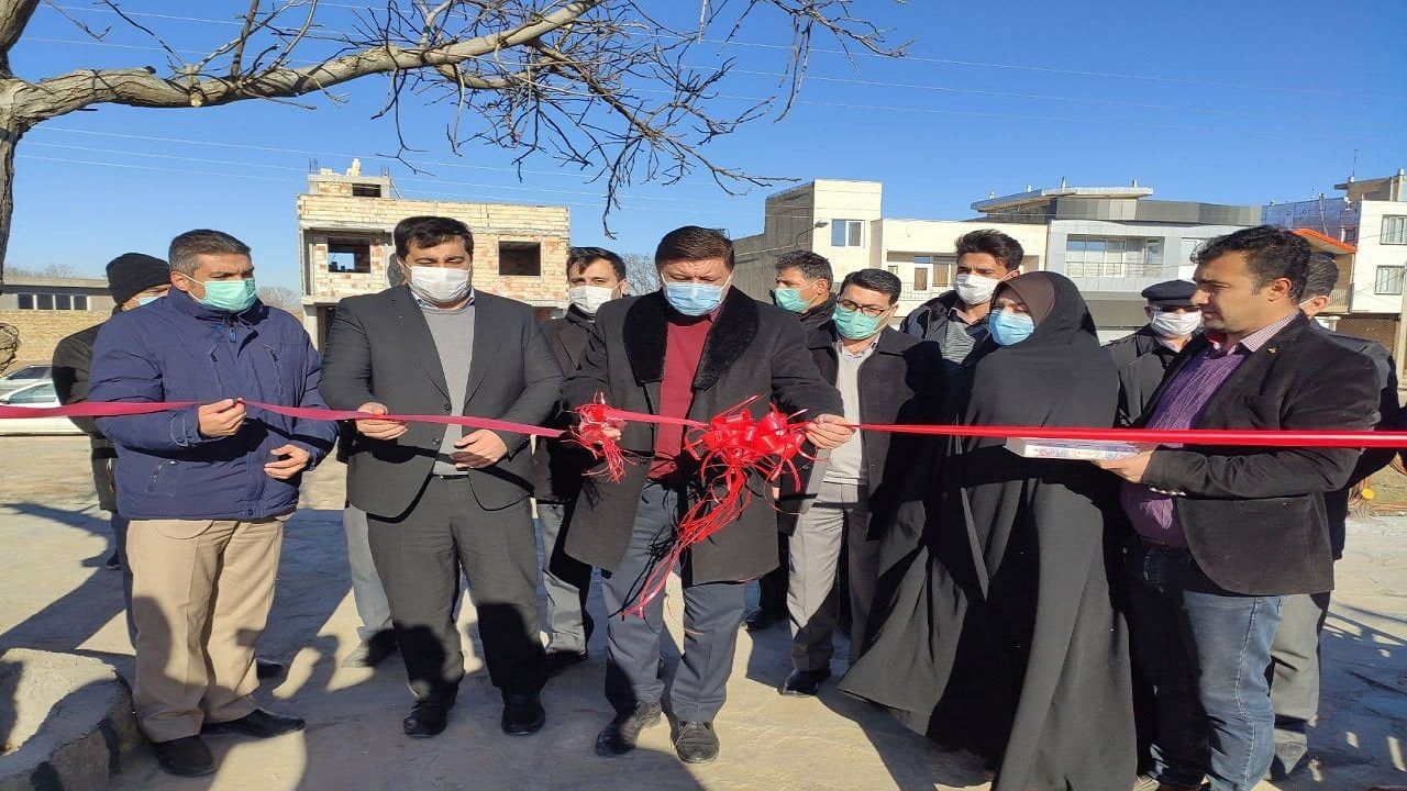 افتتاح بوستان چند منظوره در روستای فارسجین