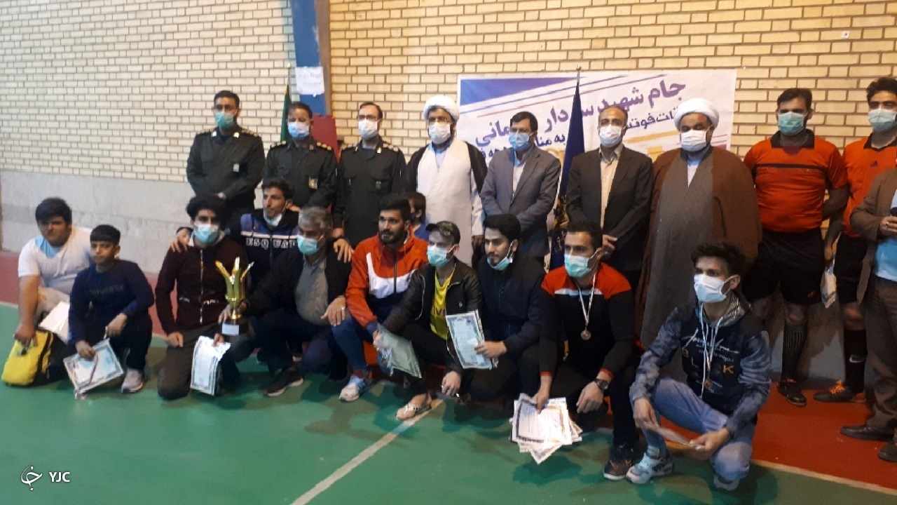 معرفی تیم قهرمان مسابقات فوتسال جام فجر ساوه