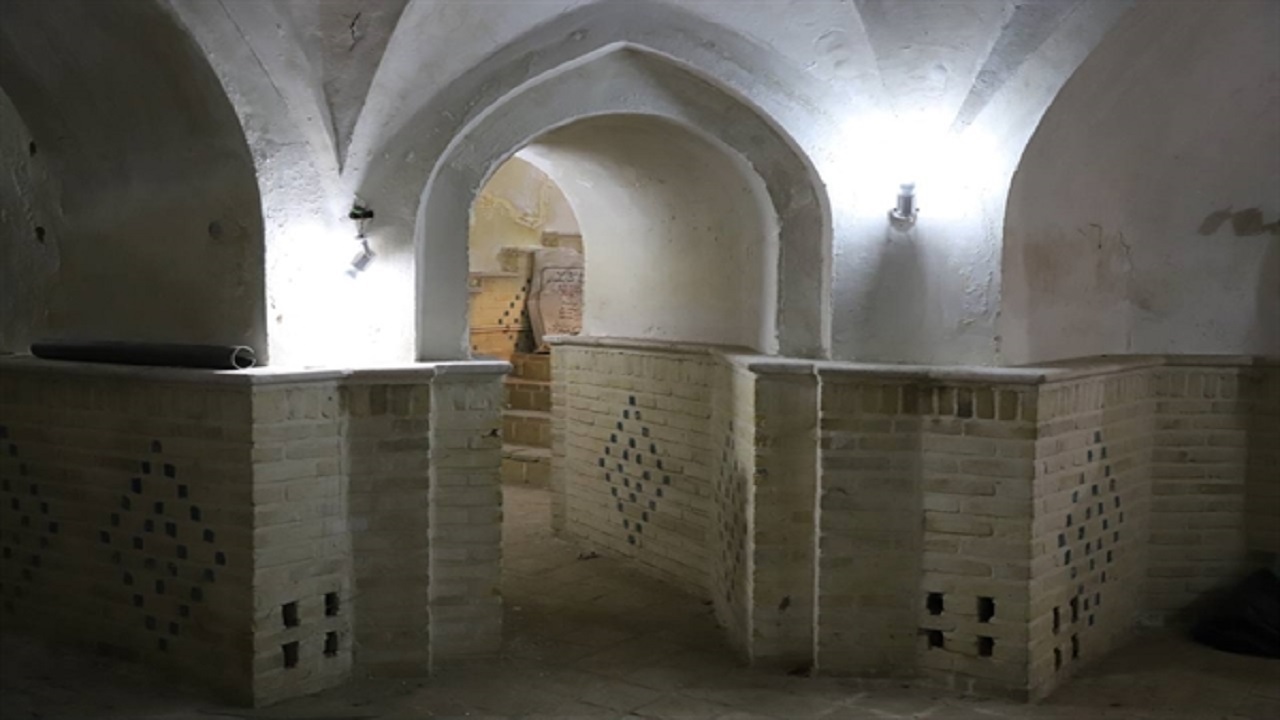 آغاز مرمت حمام تاریخی حسینیه اعظم زنجان