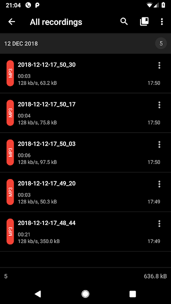 دانلود Easy Voice Recorder Pro 2.7.1 &ndash; برنامه ضبط صدا قدرتمند