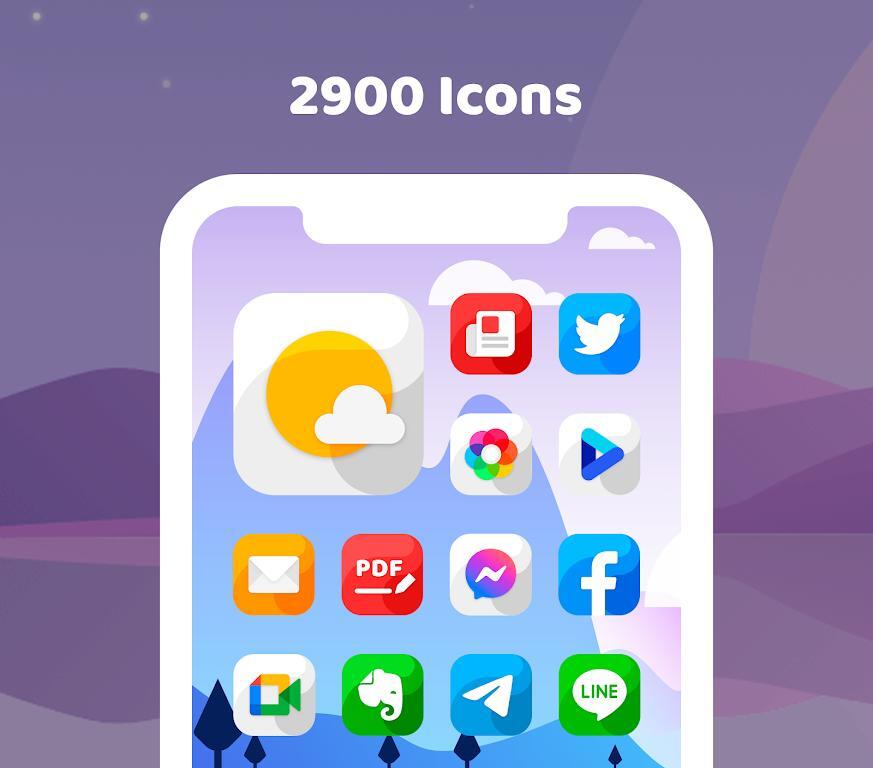 دانلود Darko5 &ndash; Icon Pack 1.2 &ndash; آیکون&zwnj;پک دارکو فایو اندروید