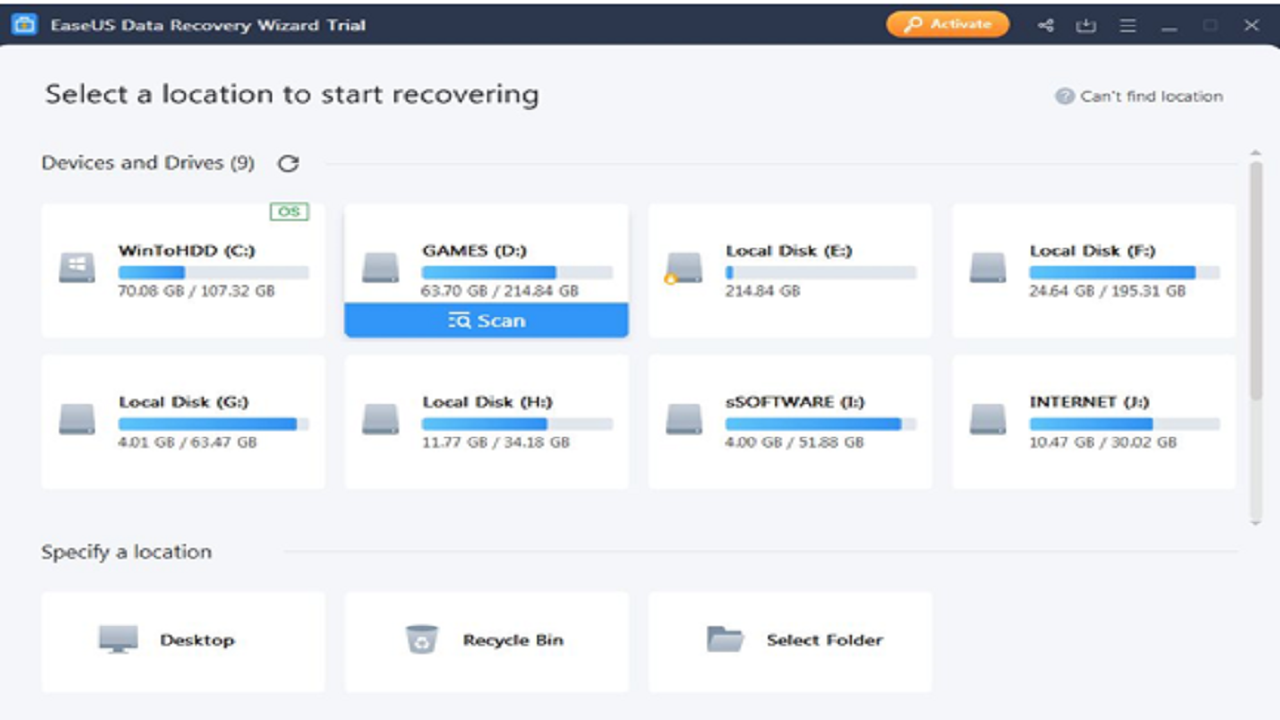 چگونگی بازیابی سریع اطلاعات با نرم افزار EaseUS Data Recovery