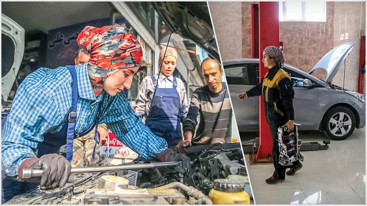 روایتی جالب از ۳ بانوی مکانیک + تصاویر