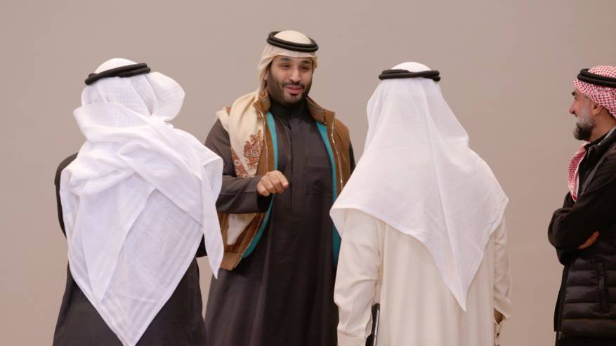 شال گردن قطری بن سلمان جنجال برانگیز شد+ عکس