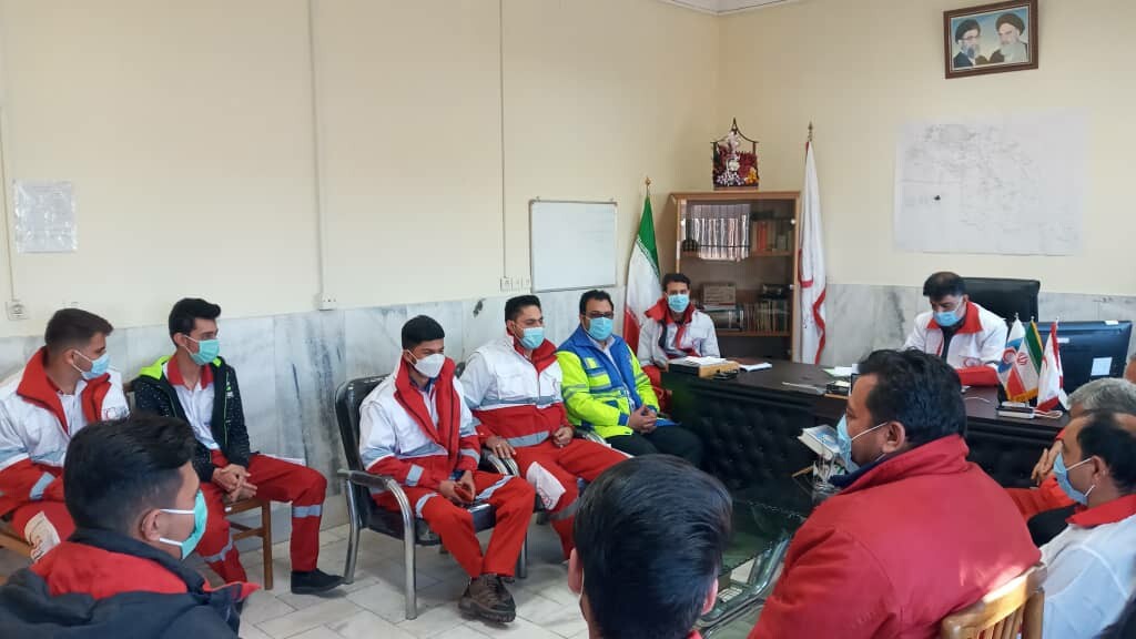 برگزاری مانور لحظه صفر در جمعیت هلال احمرِ کرمان