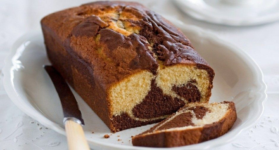 طرز تهیه کیک صبحانه یا کیک انگلیسی دو رنگ