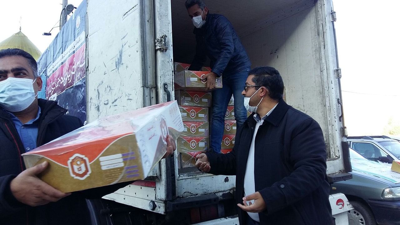 توزیع ۱۸۰۰ کیلوگرم گوشت قربانی در کرمان
