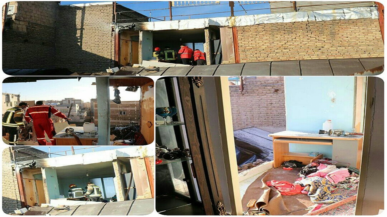 انفجار در منزل مسکونی در قزوین