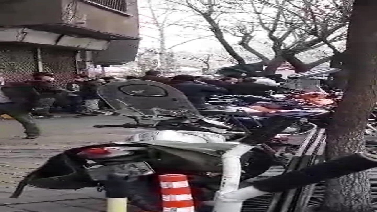 بازار سفته فروشان در منوچهری داغ شد + فیلم