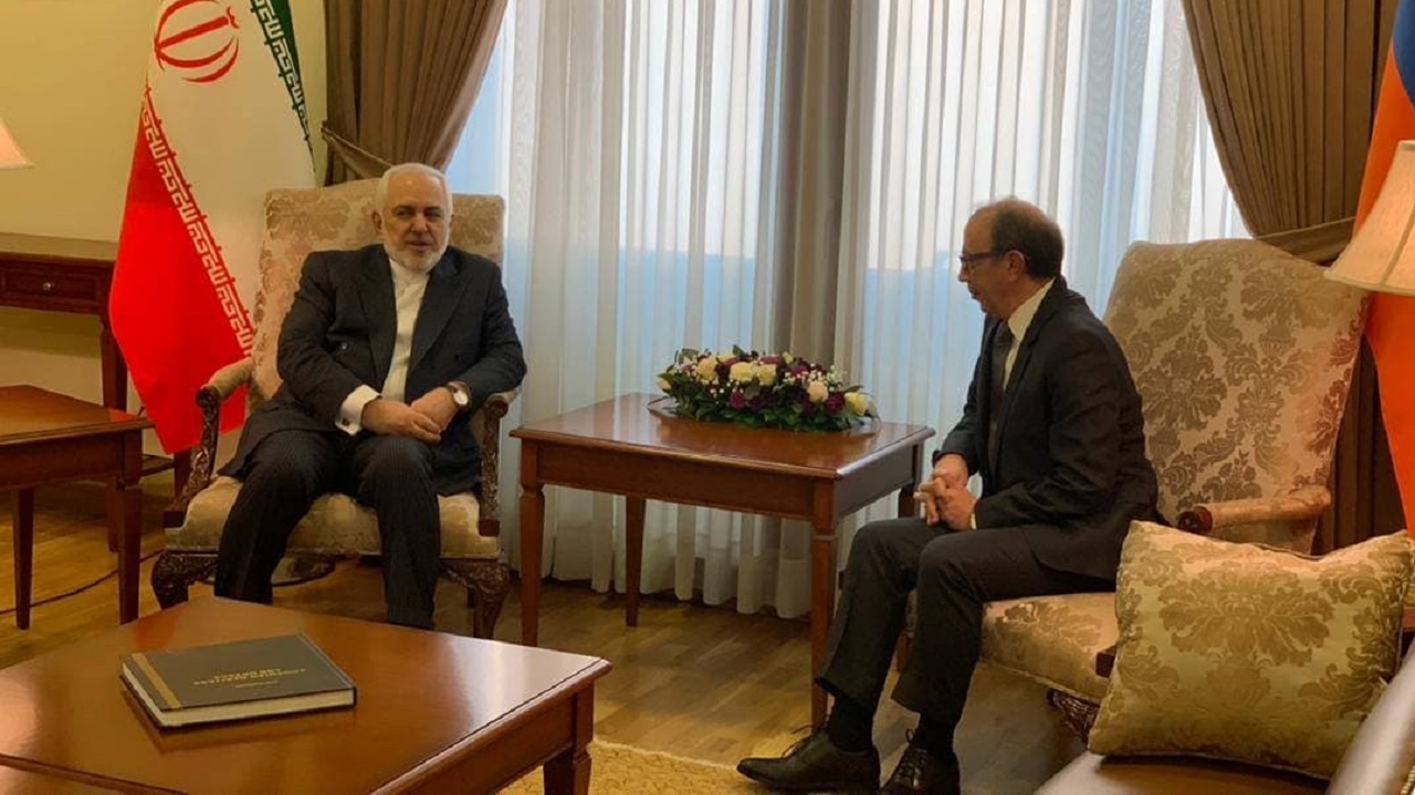 برگزاری دور اول گفت‌وگو‌های ظریف با همتای ارمنی خود