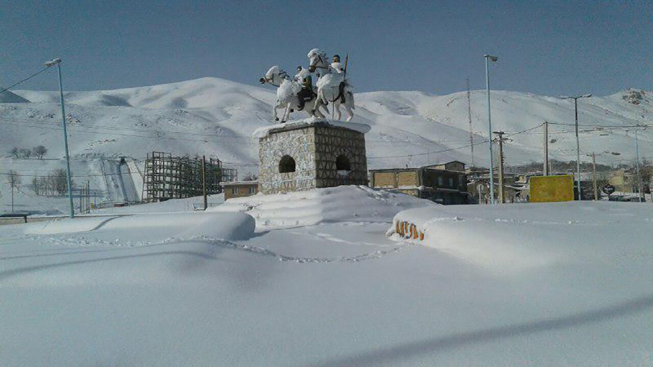 افسون زمستان در طبیعت برفی کوهرنگ+تصاویر