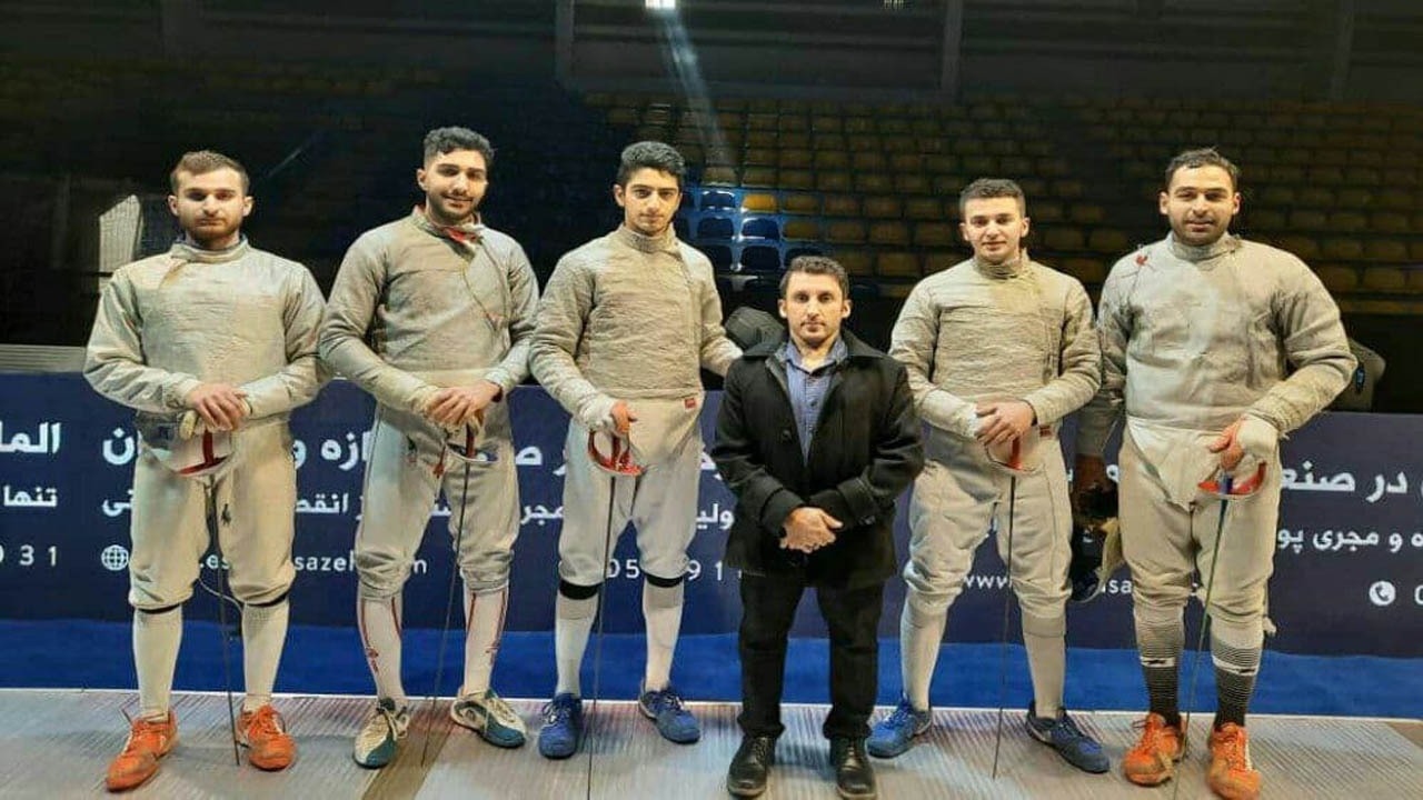 عنوان سوم آکادمی ساری در نیم فصل لیگ برتر شمشیربازی