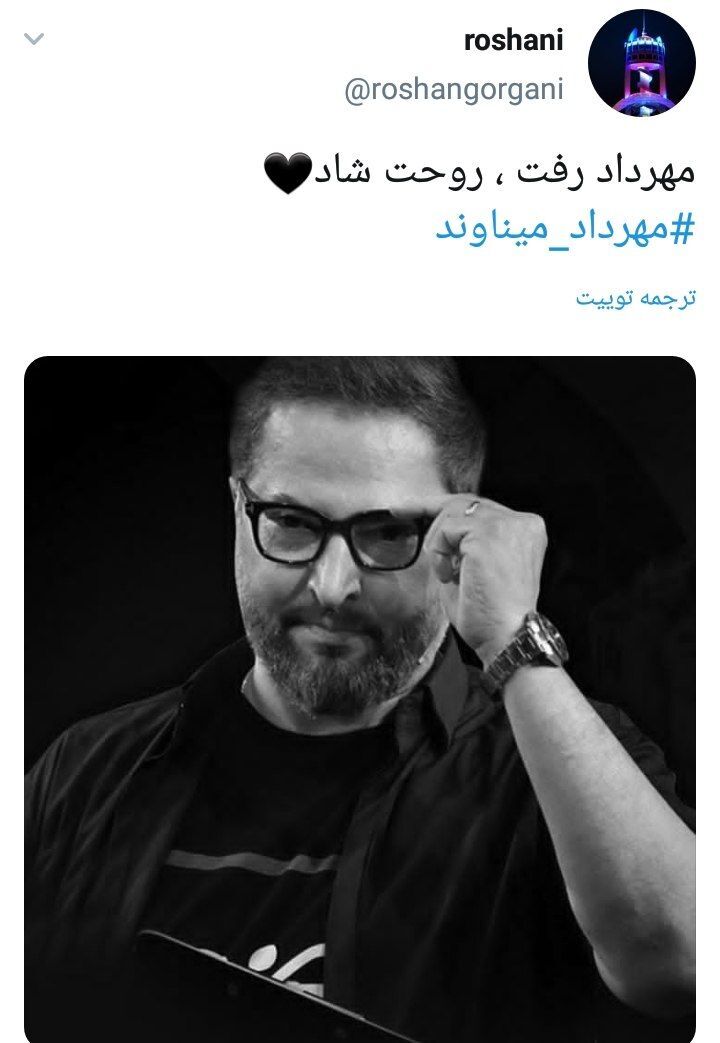 درگذشت مهرداد میناوند