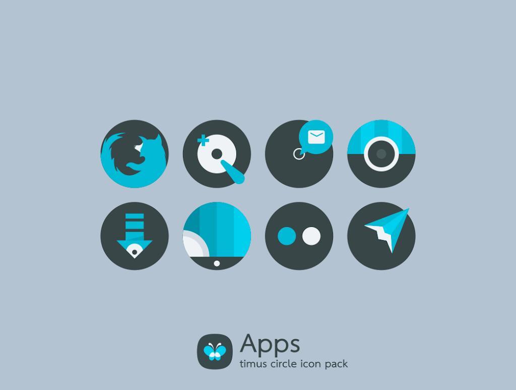 دانلود Dove Icon Pack 1.1-8 &ndash; آیکون پک سبک اندروید