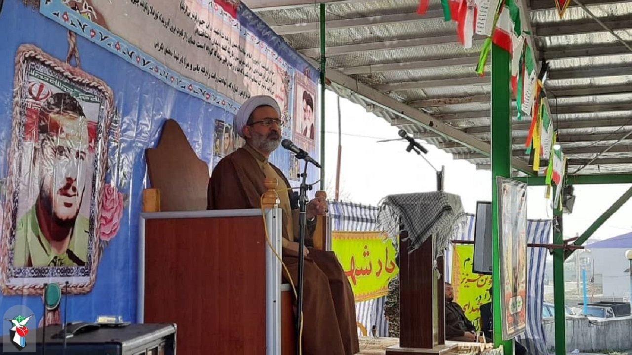 گرامیداشت یاد شهید سید جواد موسوی در گلزار شهدای شنبه بازار