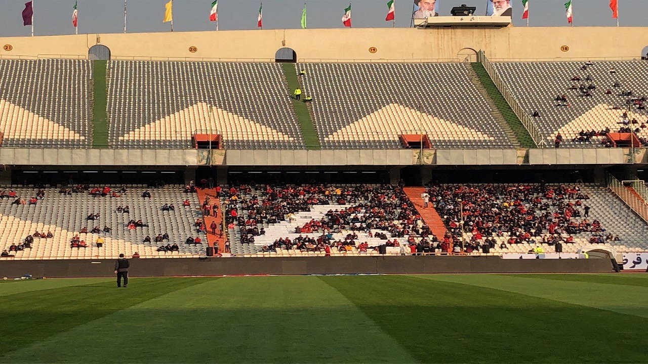 حضور هواداران در ورزشگاه برای جشن قهرمانی پرسپولیس