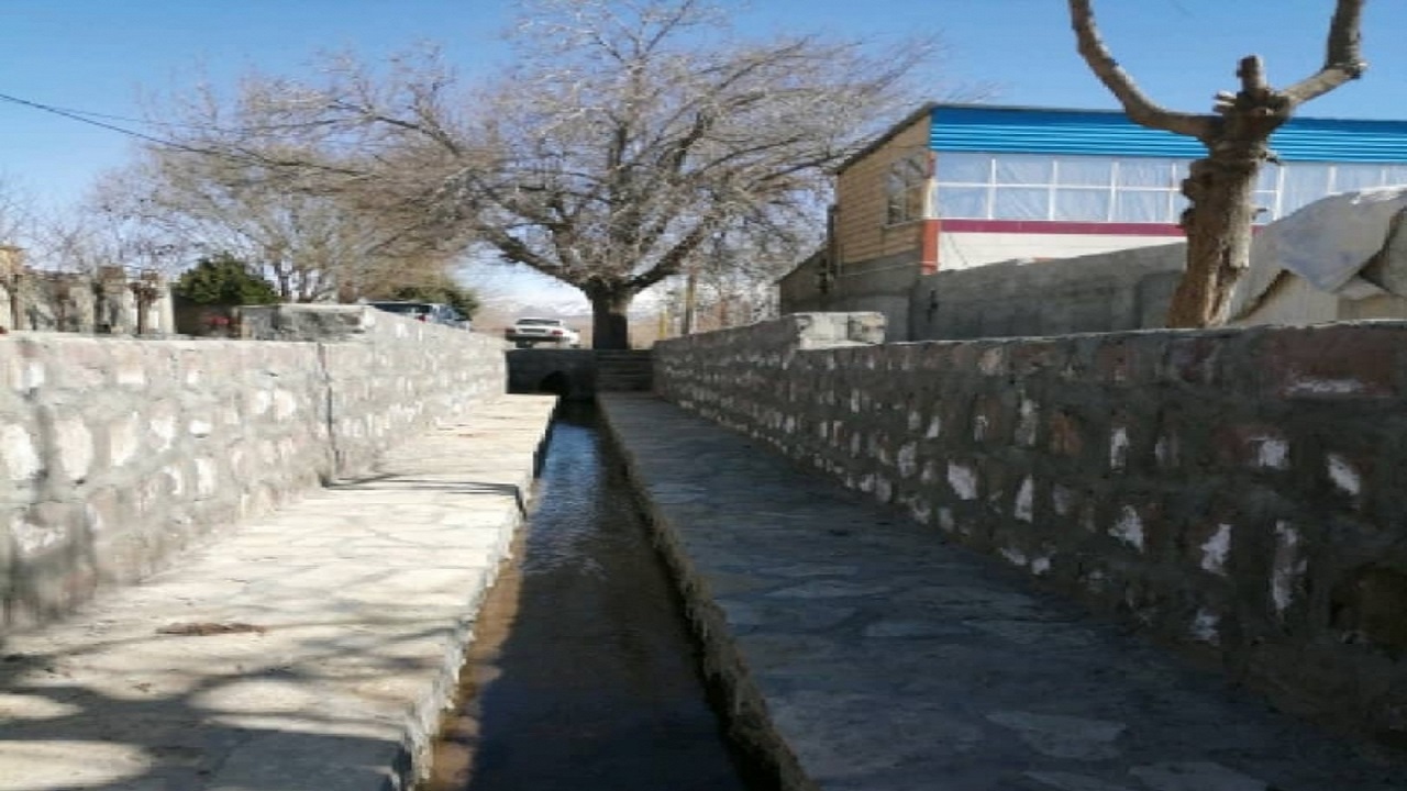 پایان طرح مرمت و احیای قنات روستای ولامدر شهرستان البرز