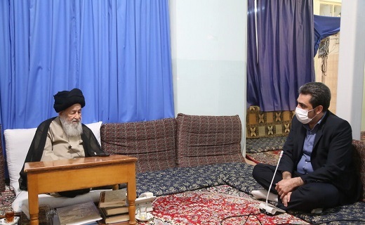 دیدار اعضای انجمن علوم پرتونگاری با آیت الله علوی گرگانی+تصاویر