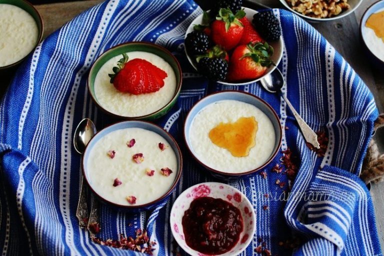 ۲ طرز تهیه شیربرنج مجلسی و خوشمزه + نکات مهم آب ننداختن شیر برنج