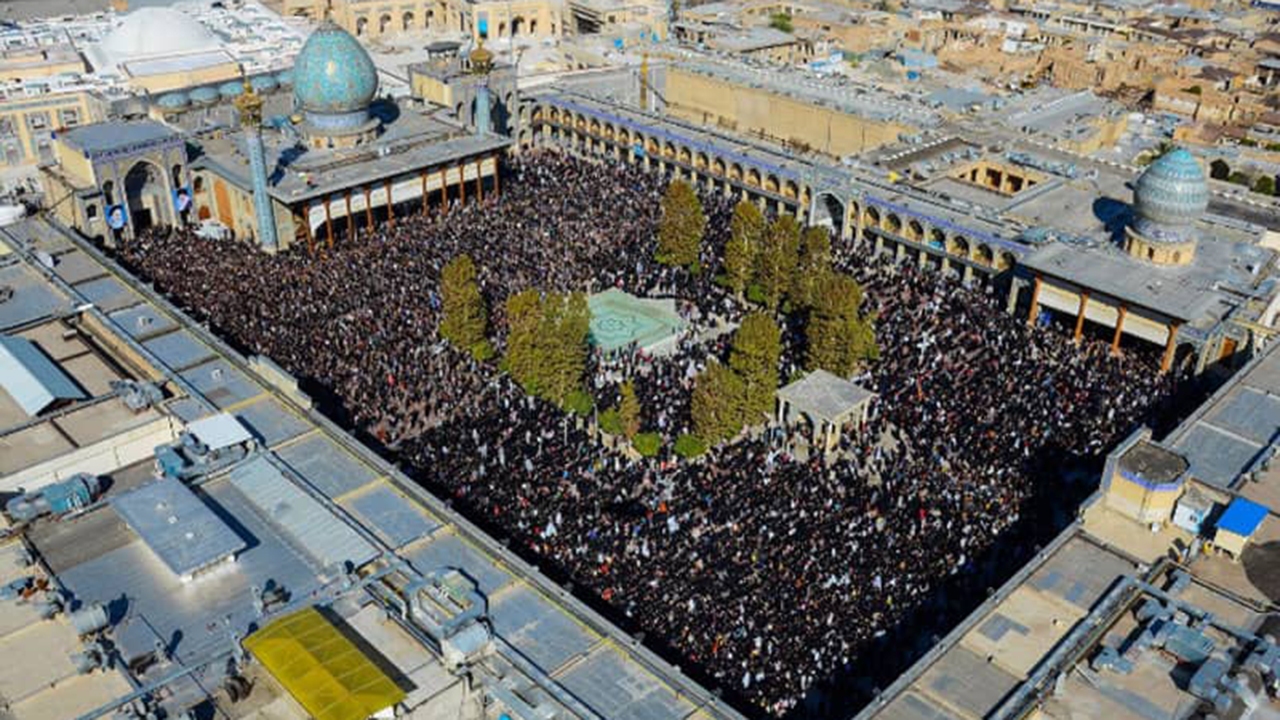 شیراز سیاهپوش در سالروز شهادت حضرت شاهچراغ