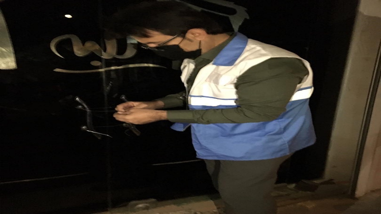 پلمب یک کافی شاپ در بندر ماهشهر