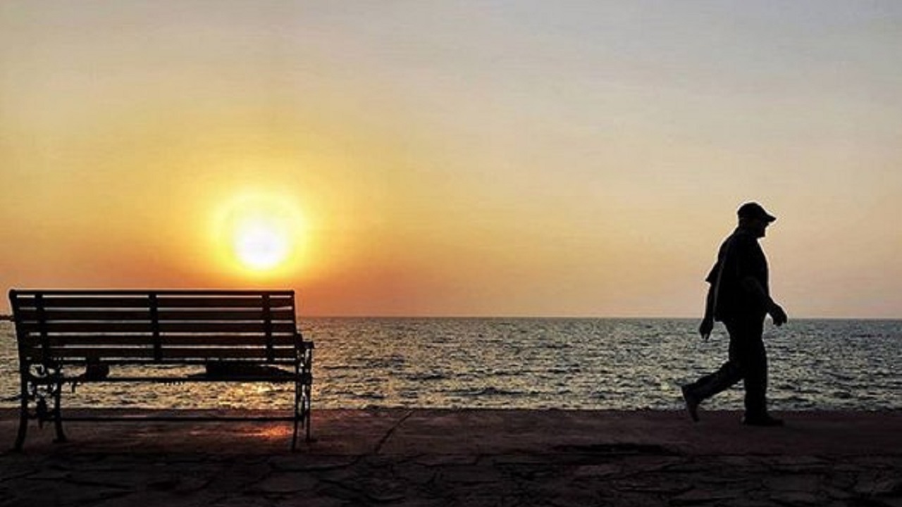 تصویری حیرت‌انگیز از لحظه غروب سنگاپور