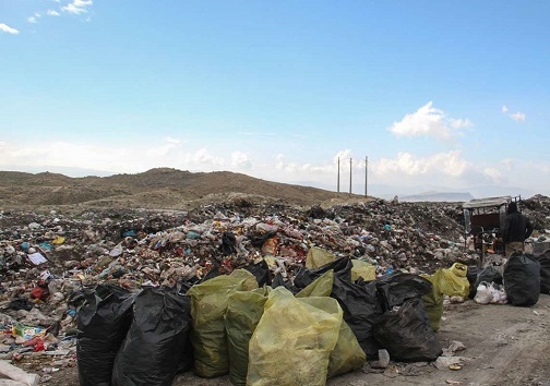 محل دفع زباله در راسفند