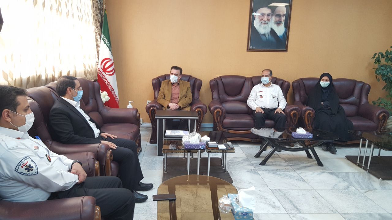 معاون سازمان اورژانس کشور با رئیس دانشگاه علوم پزشکی قم دیدار کرد